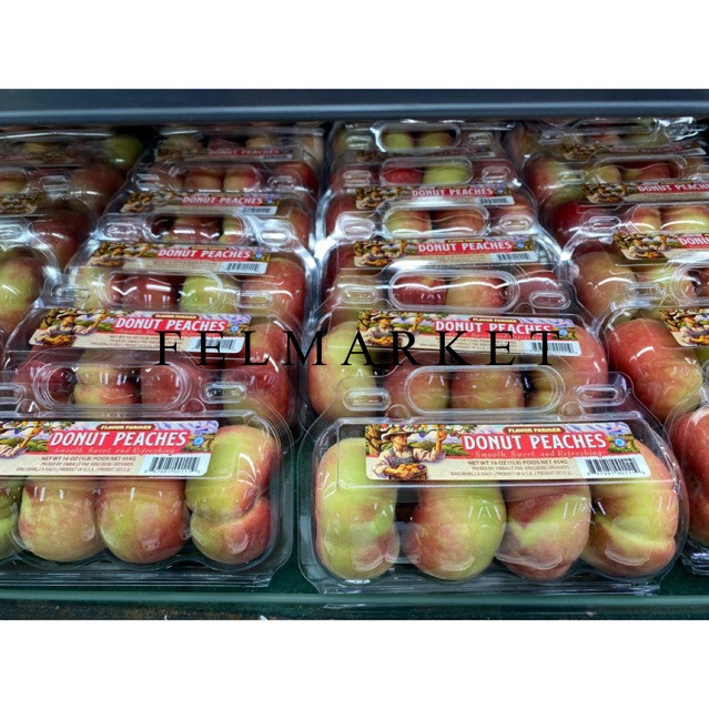 

Buah Peach Donut Usa Manis / Buah Peach Donut Import / 454 gr