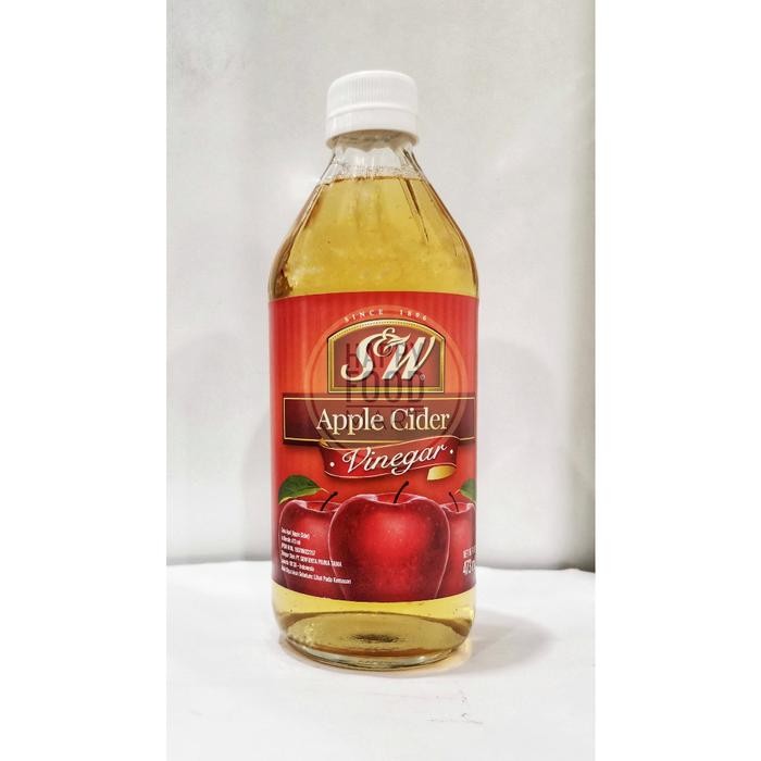 

S&W APPLE CIDER VINEGAR 473 ML/SW SARI CUKA APEL MAKAN IMPORT/ S & W - S&W CIDER 473ML