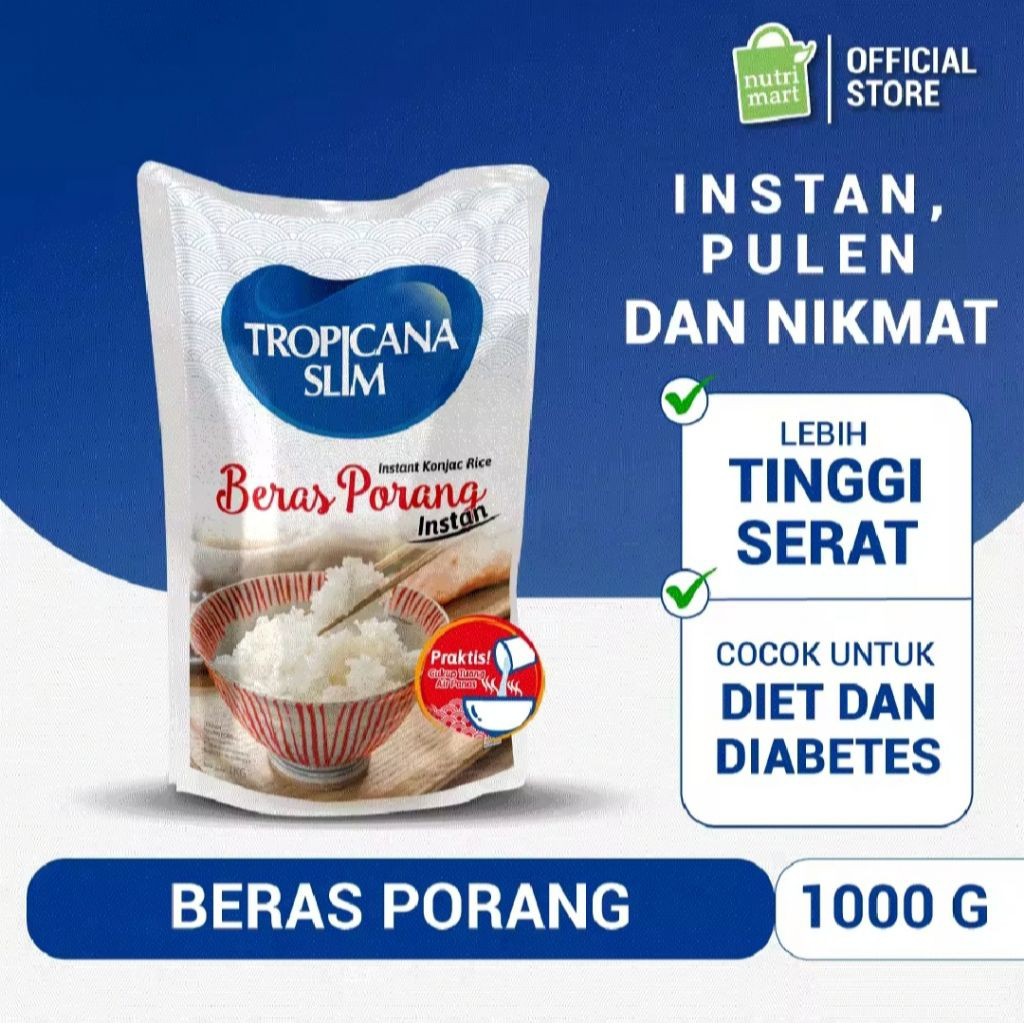 

PORANG - Tropicana Slim BERAS PORANG Instant 1 Kg