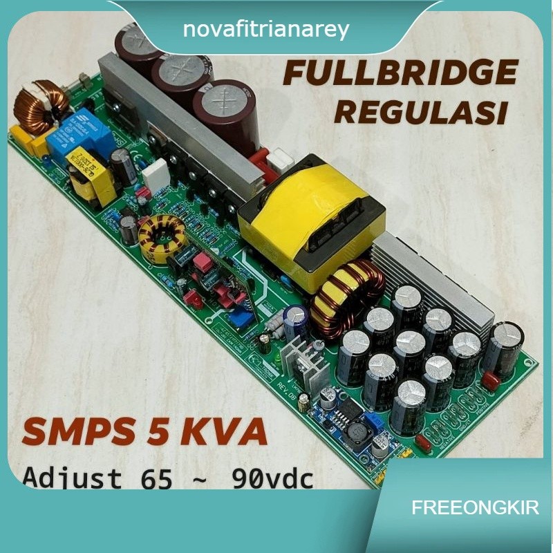 SMPS 6KW Fullbridge Regulasi 65v 75v 80v 85v 90v 5kVA 6kVA power supply