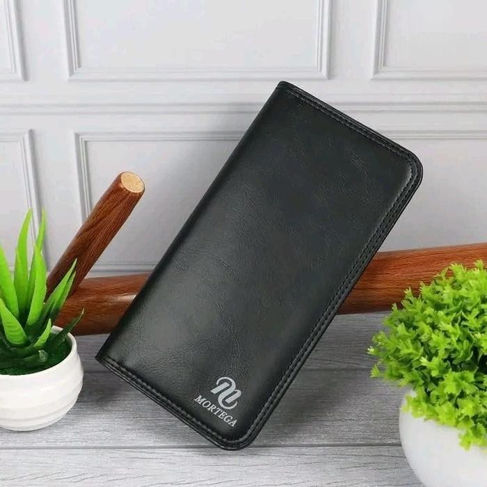 Dompet Lipat Panjang Pria Dompet Kulit PU Mortega Termurah