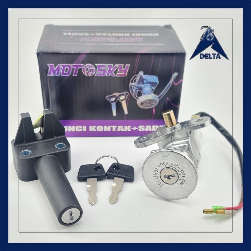 KUNCI KONTAK ASSY VEGA ZR MOTOSKY - KUNCI KONTAK + SADEL VEGA ZR VEGA RR