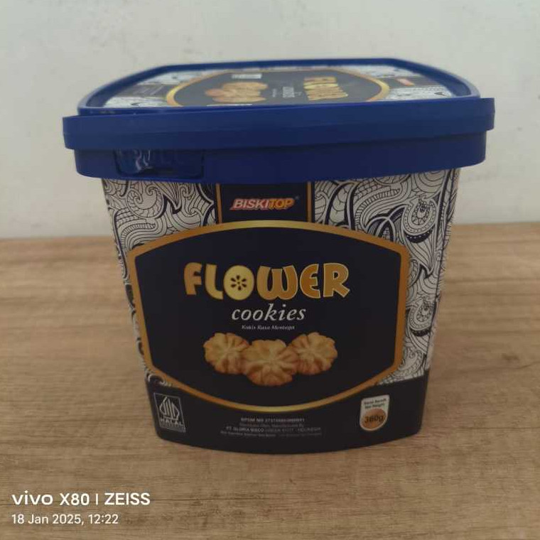

Biskitop - Flower Cookies - 360gr - Ember Plastik