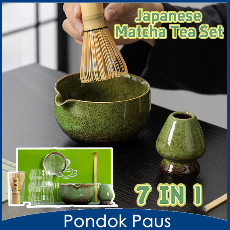 NEW 7 in1 Set Alat Matcha Making / 2/4/5/7PCS Japanese Matcha Tea Set  /paket Lengkap Japanese Match