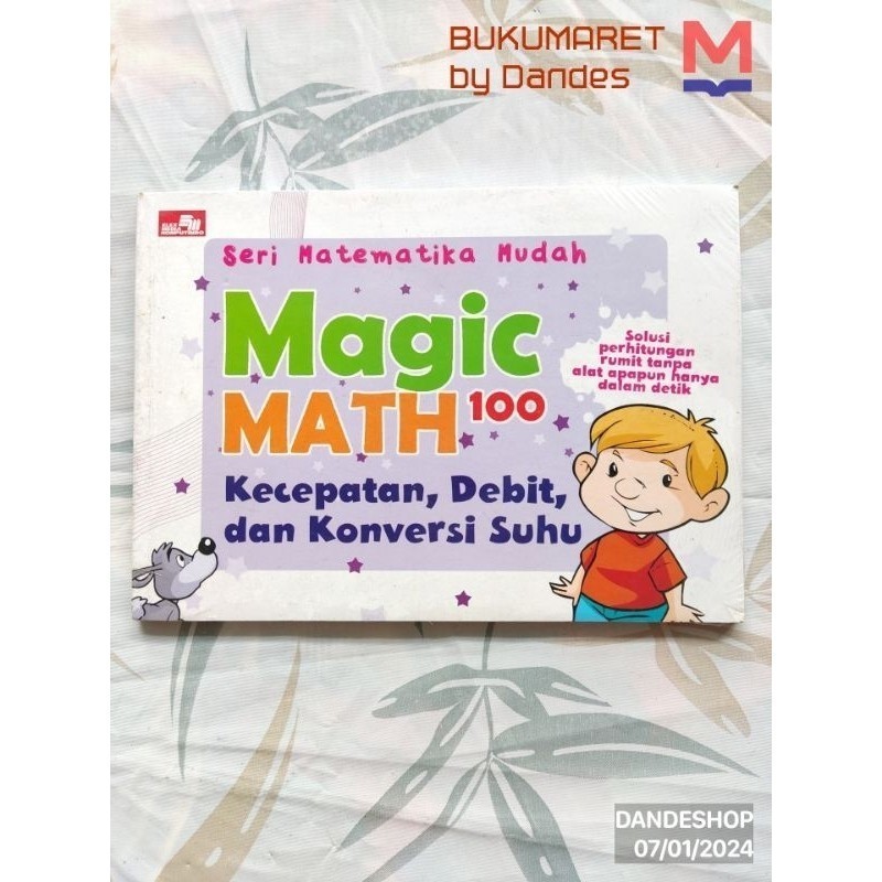Seri Matematika Magic Math 100 - kecepatan debit dan konversi suhu - BUKU ORIGINAL