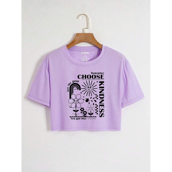 COD KAOS CROP TOP OVERSIZE | CROP TOP KOREA | CROP WANITA MOTIF CHOOSE