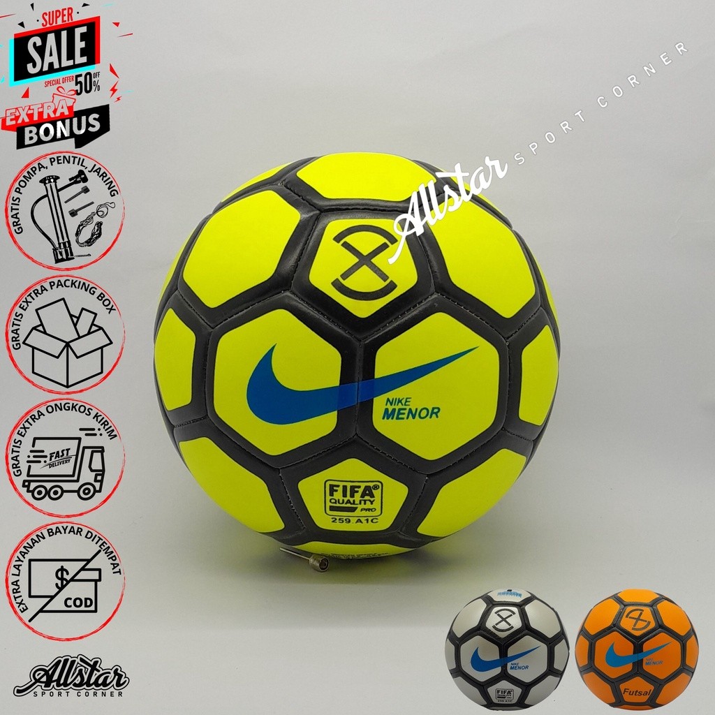 [PREMIUM ORIGINAL] Bola futsal size 4 Bola putsal nike menor