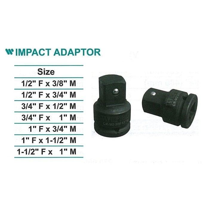

Impact Adaptor Size 3/4 F X 1/2 M Inch - Wipro