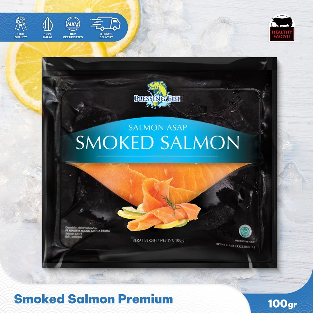 

Smoked Salmon / Daging Salmon Asap 100 Gram HealthyWagyu