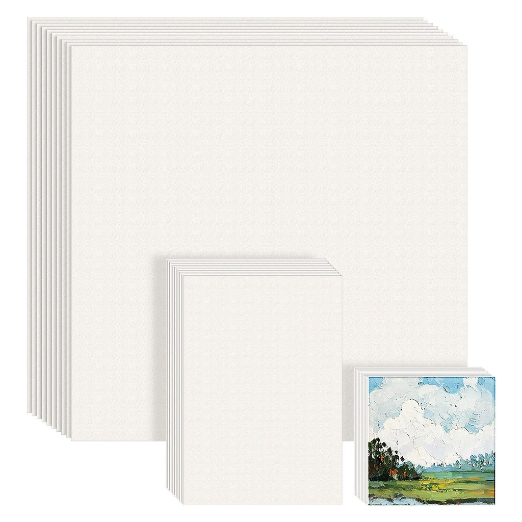 

55 Sheets Oil Pastel Paper Beginner Painting Watercolour Drawing Blank Craft Sketch Work