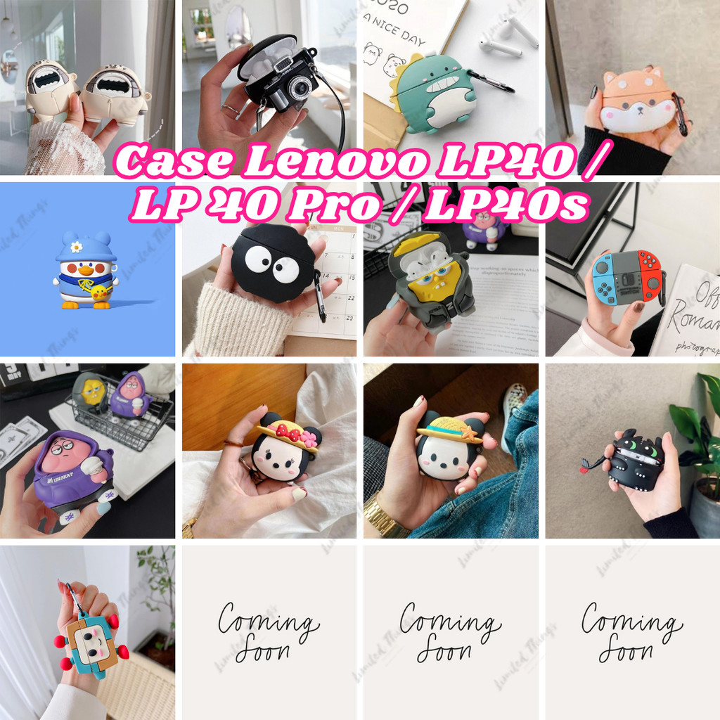 PREMIUM Case Lenovo Thinkplus LP 40 Plus LP 40 Pro LP40 LP40s Pro Case Character