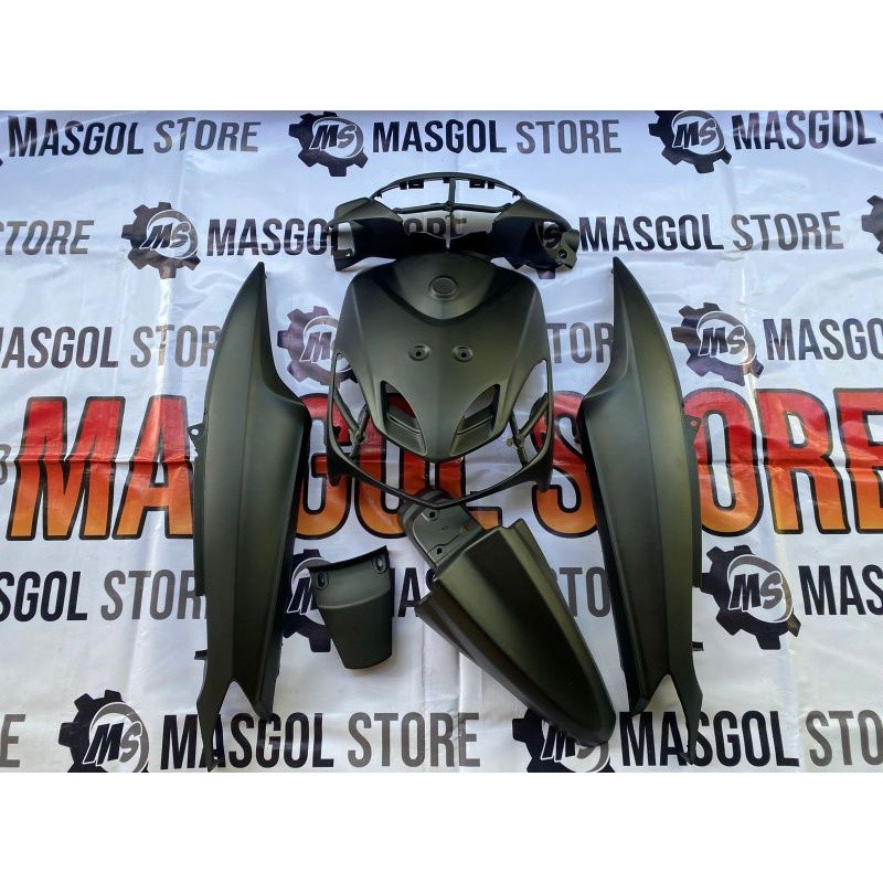 FULL BODY HALUS YAMAHA MIO SMILE HITAM DOFF