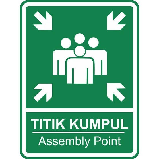 

BEST -Rambu Titik Kumpul. Assembly Point. 40x60cm