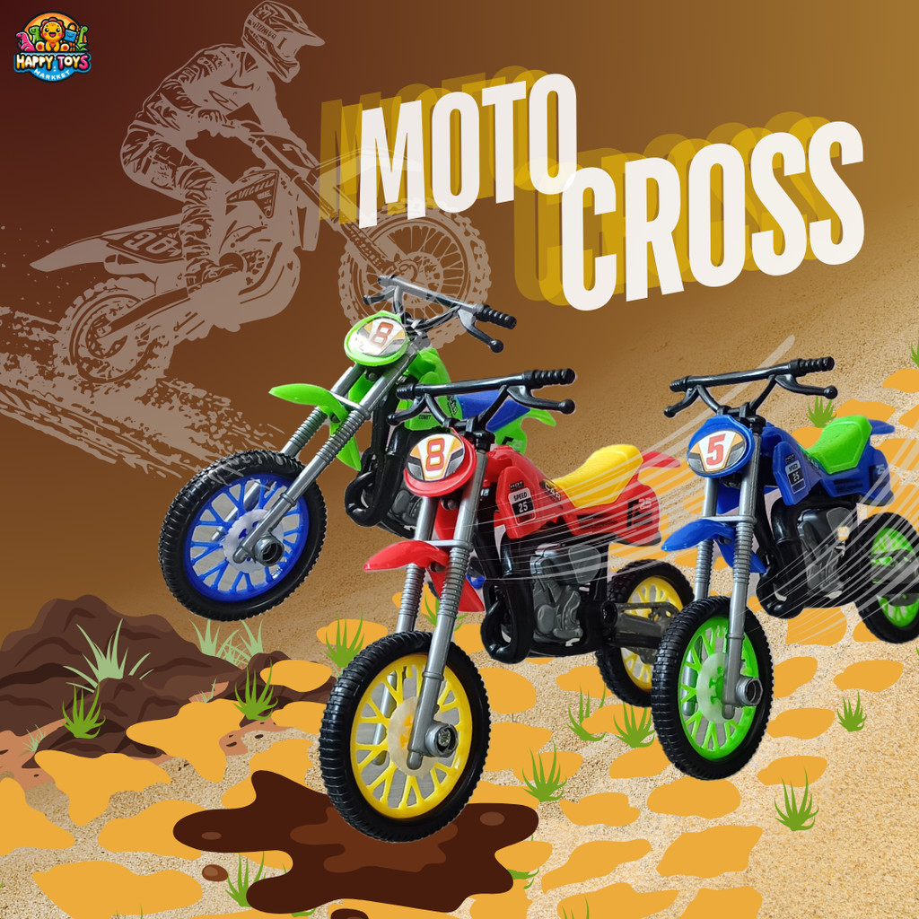 MAINAN DIE-CAST MOTOCROSS/TRAIL