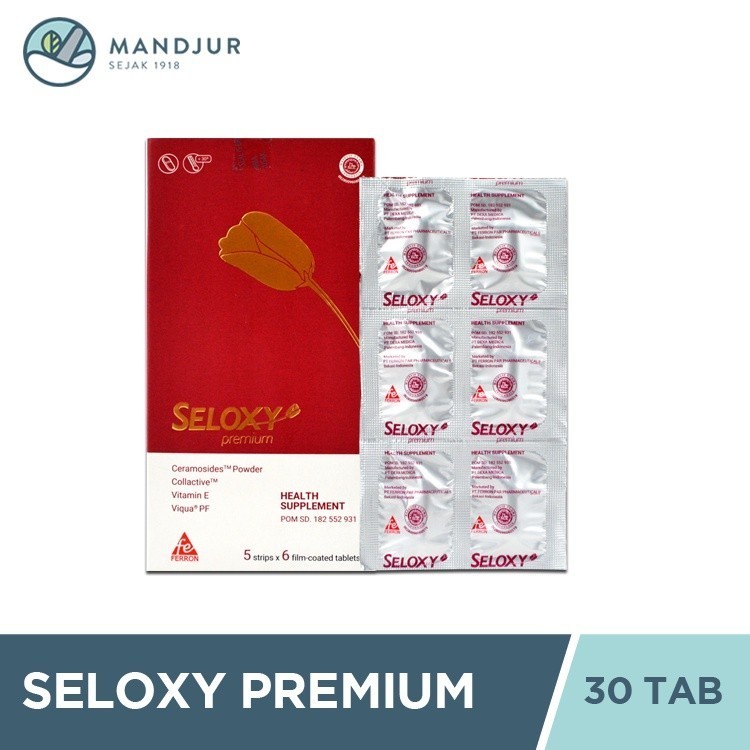 Seloxy Premium Dus Isi 5 Strip - Vitamin Kulit Anti Aging Anti Wrinkle