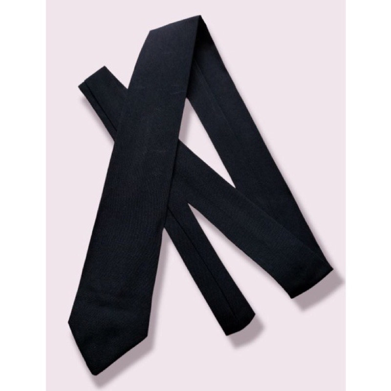 (GAT) Dasi hitam polos premium / dasi kantoran hitam / Dasi Panjang Pria Formal Kantoran / Dasi Hita