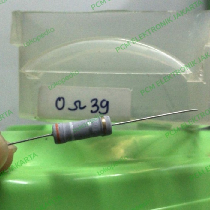 SB99 resistor r 2watt 2wat 2w r2w 2 watt wat 0.39r 0.39 ohm 0.39ohm 0r39