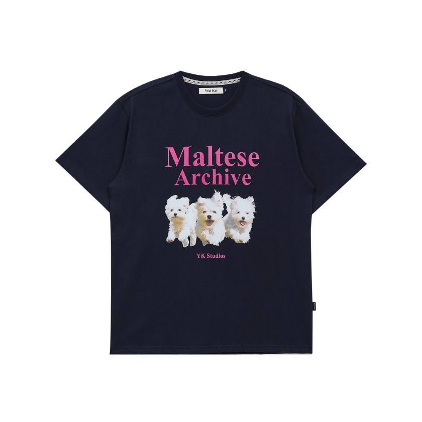 BEMELE MALTESE ARCHIVE HALF SLEEVE TSHIRT BLACK