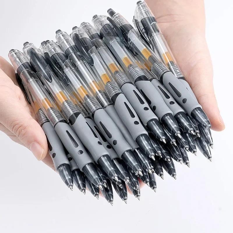 

13/30pcs Retractable Gel Pens Set Black/Red/Blue Ink Ballpoint for Writing Refills Office Accessories School Supplies Stationery
