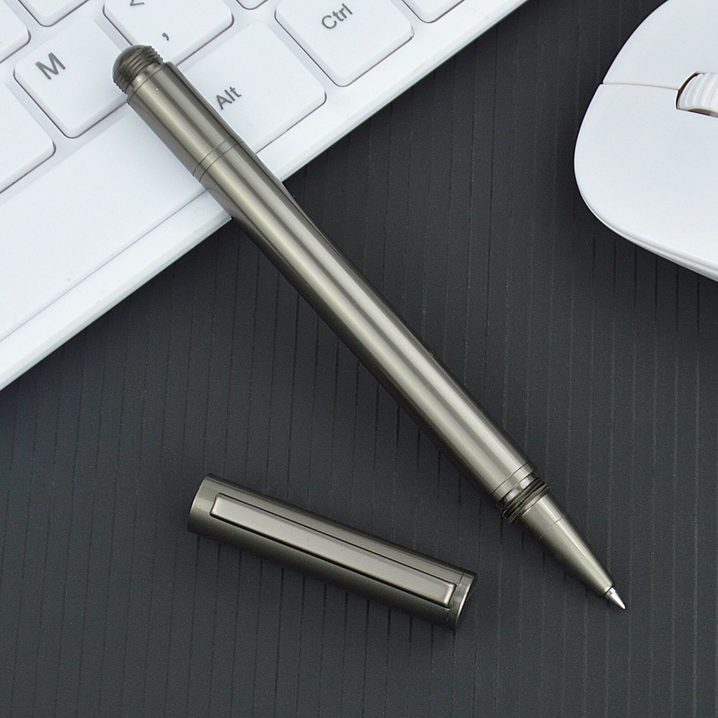 

1 PC Portable Dual-Function Pen, Ballpoint Pen + Pencil, Smooth Writing and Easy to Carry, Black Ink, Perfect Gift