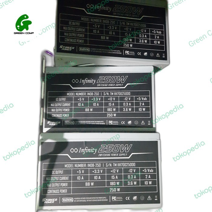 power supply PC PSU 250 watt