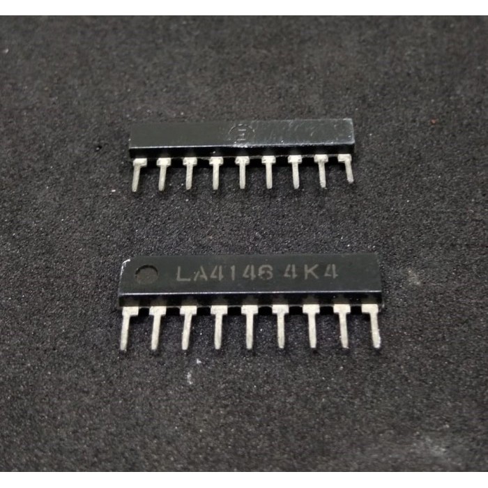 GS99 IC LA4146 2-Channel AF Power AMP utk Radio atau Kaset Tape