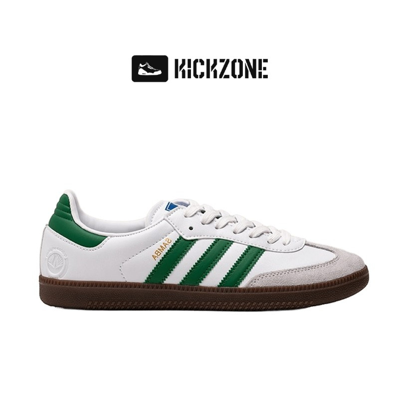 Sepatu Adidas Samba Vegan White Green