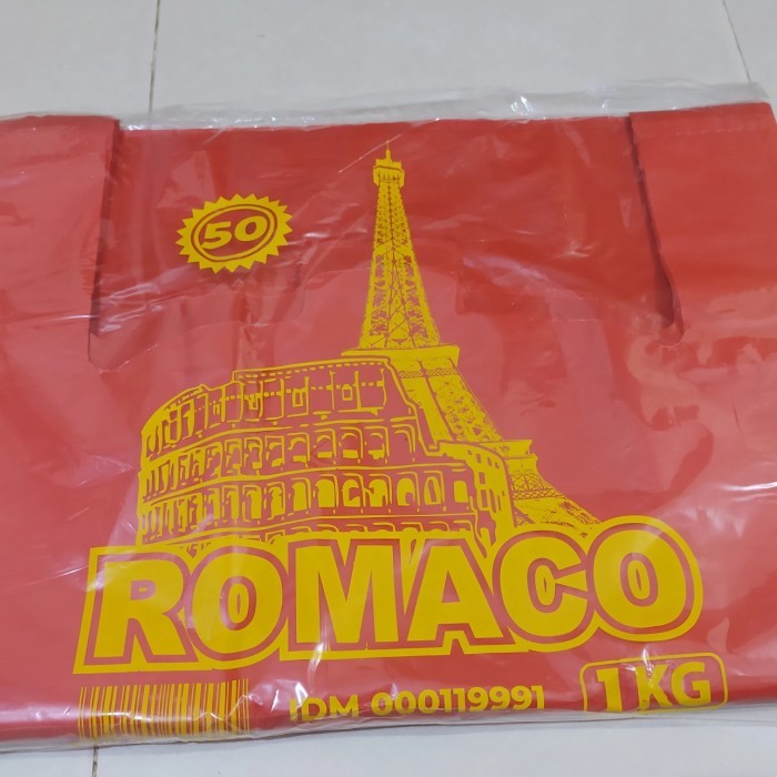 

KANTONG PLASTIK MERAH - HDPE UKURAN 50 JUMBO MERAH TEBAL - 1000 GRAM
