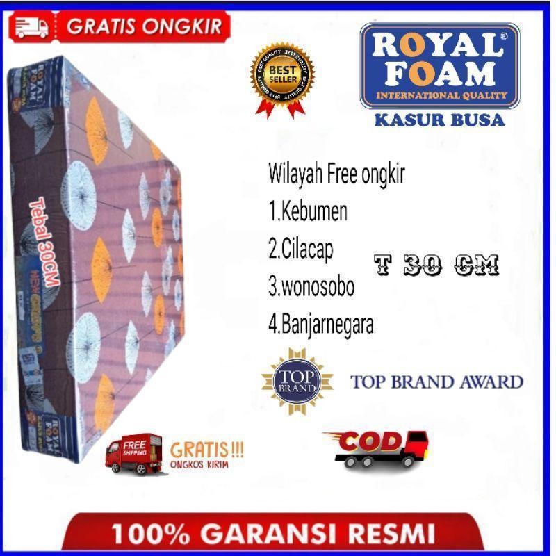 Kasur Busa Royal Foam 180 x 200 Tebal 30 dan Uk Lain Free ongkir COD