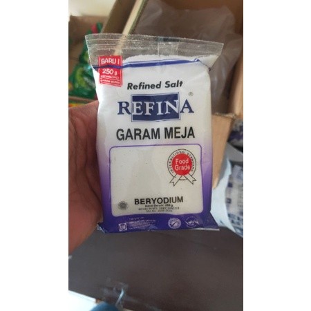 

REFINA Garam masak Meja Beryodium 250
