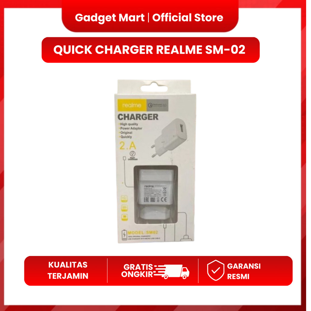 Quick Charger Realme 
 | SM-02 - White