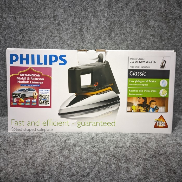 Setrika Philips Classic HD1172/99 350W