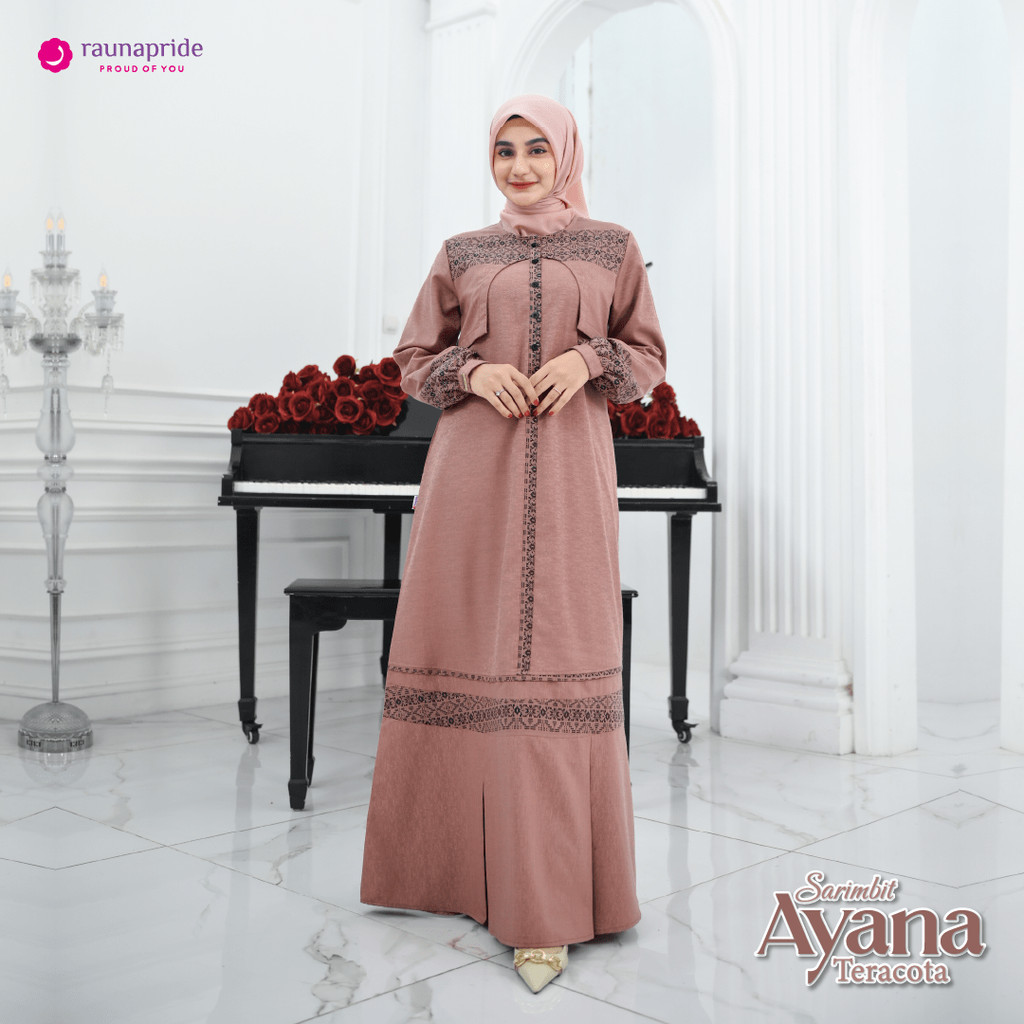 Sarimbit Rgf Ayana Teracota Gamis Ukuran Dewasa by Raunapride
