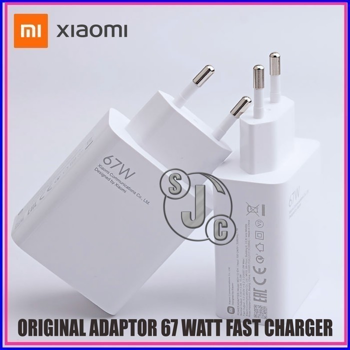 Adaptor kepala charger Xiaomi 67 Watt ORI copotan