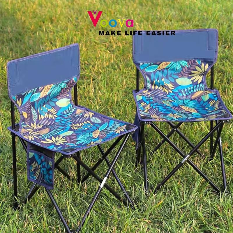 VOOVA Kursi Portable Outdoor/ Kursi Lipat Camping/ Kursi Tamasya/ Kursi Lipat Tebal Dan Kuat