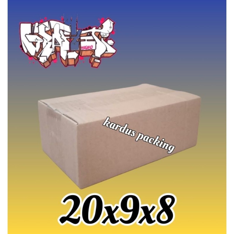 

kardus packing uk 20x9x8 kardus besar kardus kecil