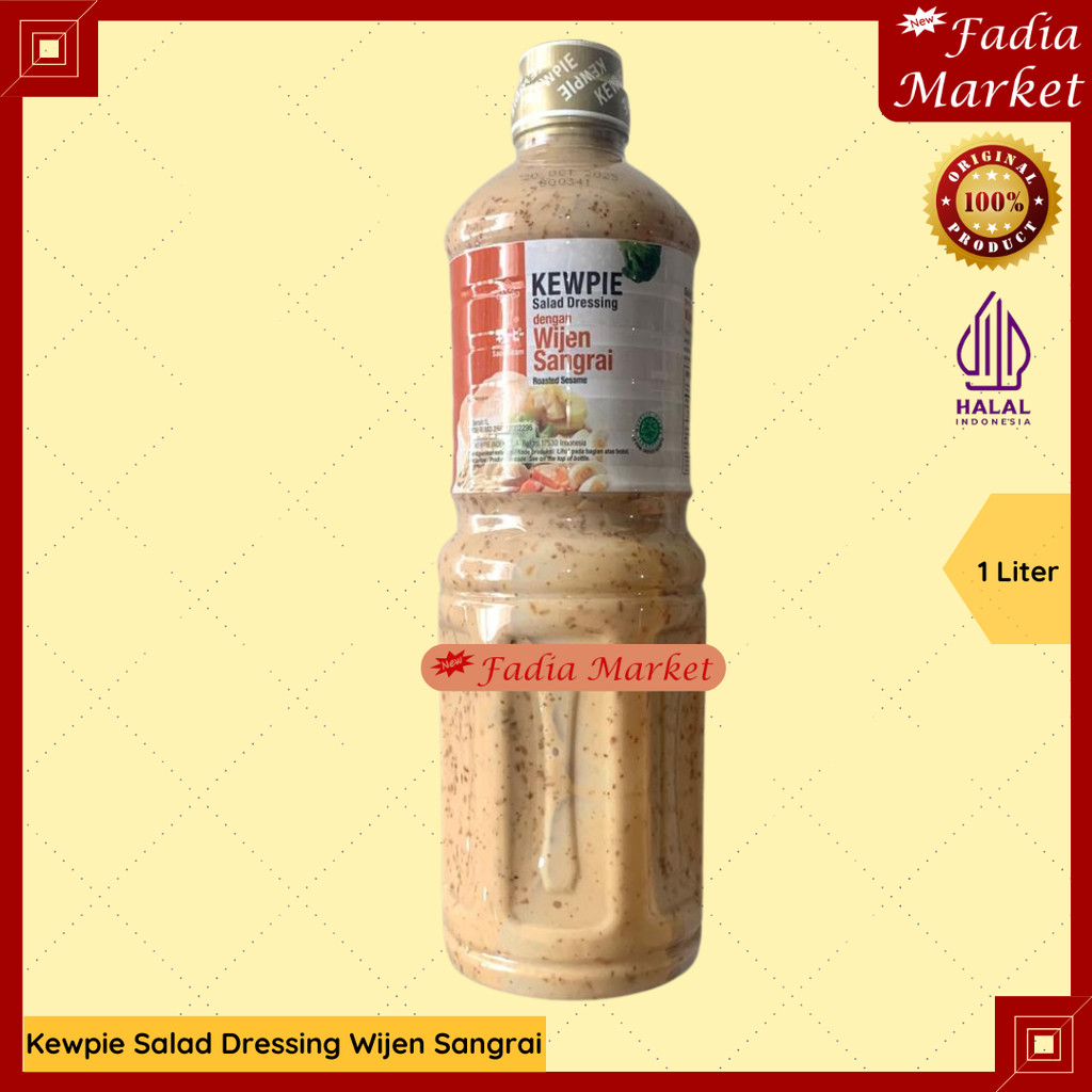 Kewpie Salad Dressing Saus Wijen Sangrai Untuk Salad 1 Liter