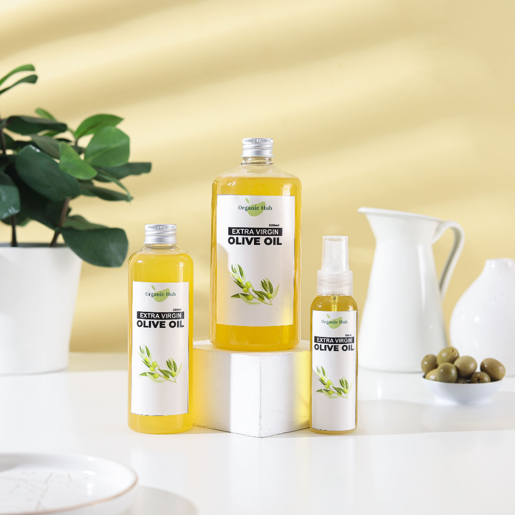 

Organic Hub Minyak Zaitun Premium Quality 100% Murni EVOO Ekstra Virgin Olive Oil 100 ml