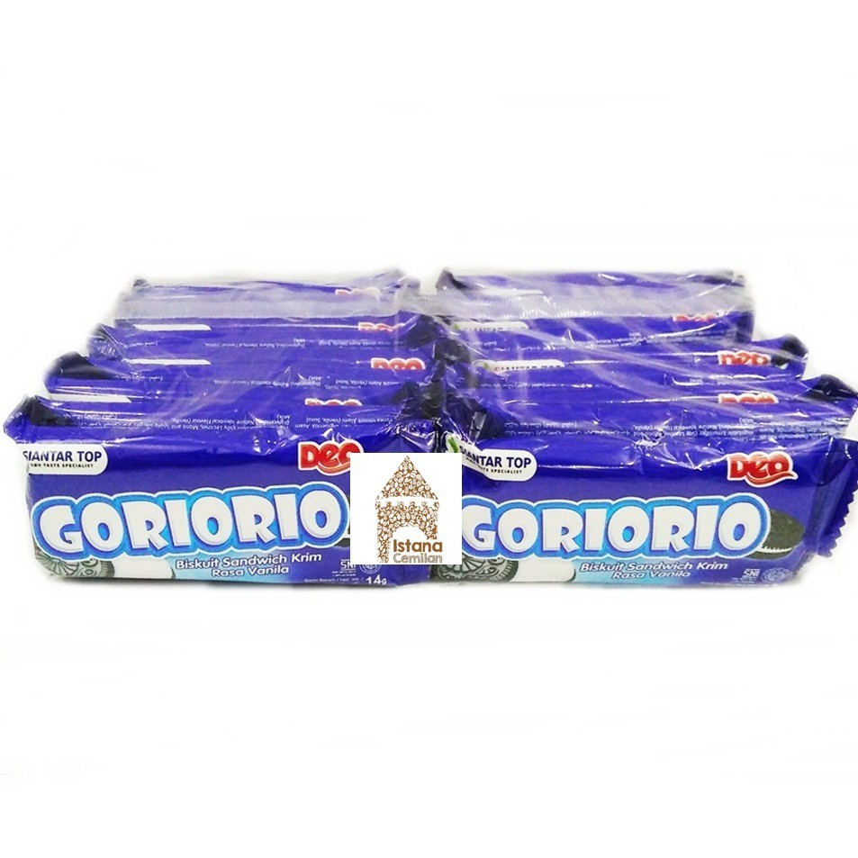 

Goriorio Biskuit Sandwich Krim Isi 20 Pcs - Cemilan Enak