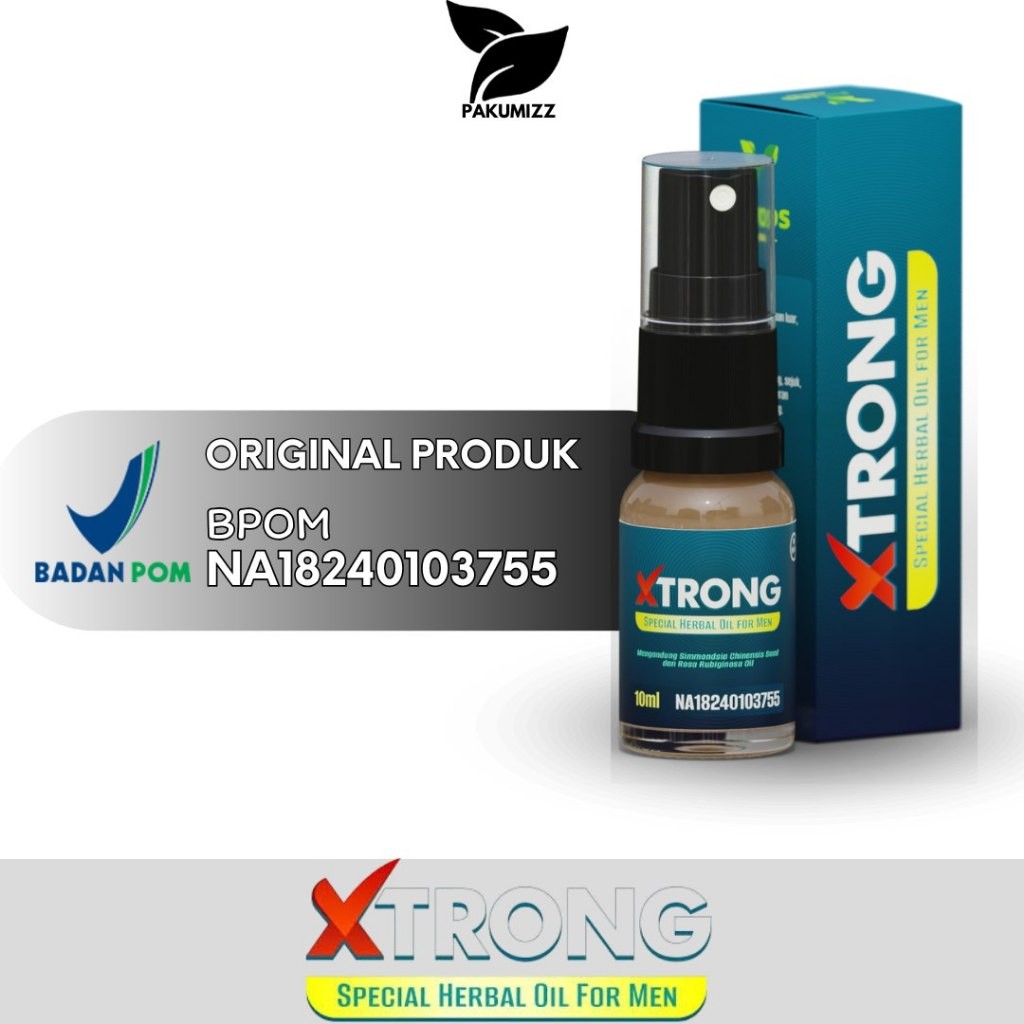 Xtrong Spray Tanpa Kebas Tahan Lama - Obat Kuat Pria Permanen 10ml