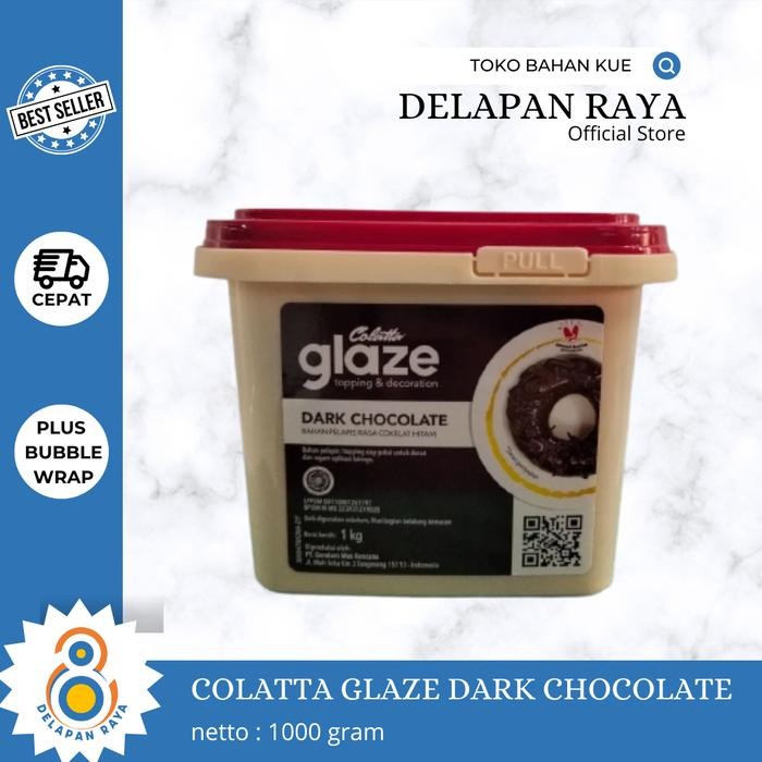 

COLATTA GLAZE 1KG - 8Raya - DARK CHOCOLATE