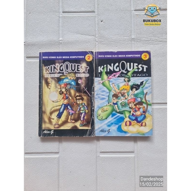 King Quest Legend of Stago - Manga by Alex G - Komik Bekas Preloved Cabutan Elex