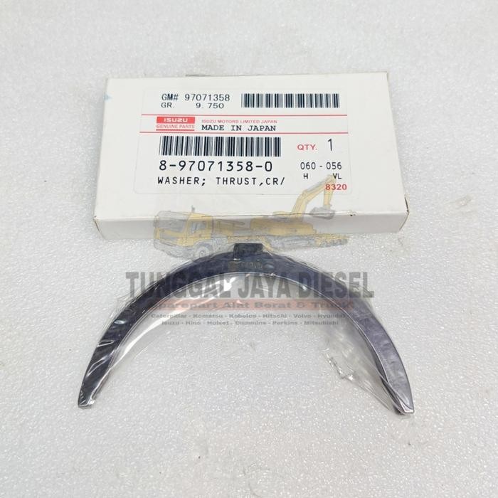 TERLARIS Metal Bulan Thrust Washer Hitachi Zaxis110 ZX110 Zaxis 110 Isuzu 4BG1 4BD1 8-97071358-0