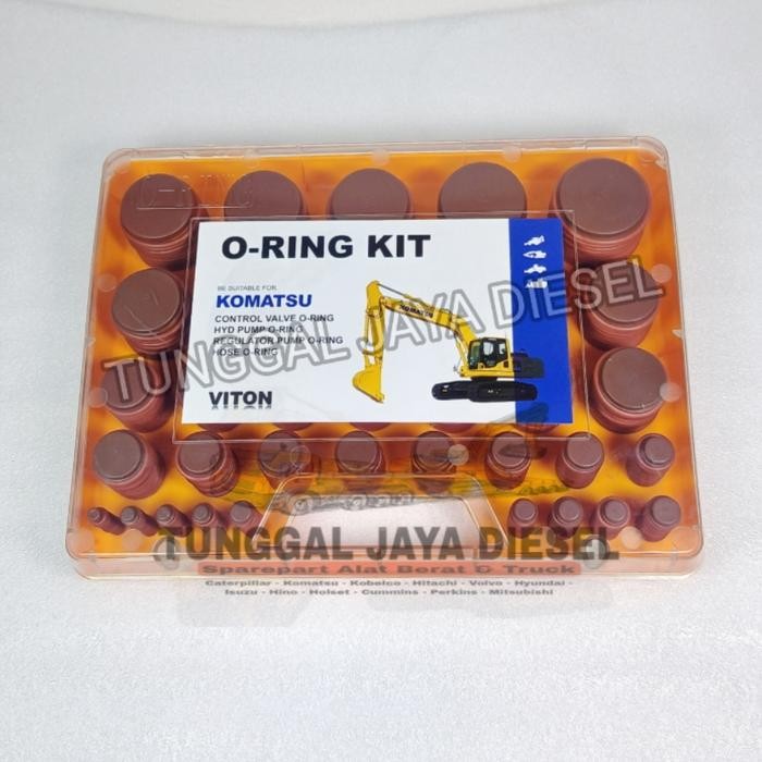 TERLARIS ORING SEAL KIT BOX KOMATSU ALAT BERAT O-RING SEALKIT BOX BAHAN VITON