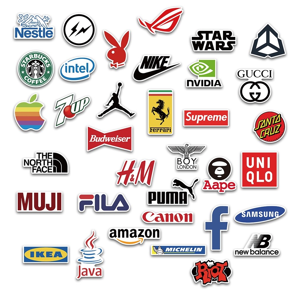 

Hypebeast Stiker Keren Logo Stiker Pack Kualitas tinggi Stiker Vinyl Anti Air- Sticker Aesthetic Buku Journal Koper Stiker Casing HP Stiker Laptop Helm Motor Botol Minum