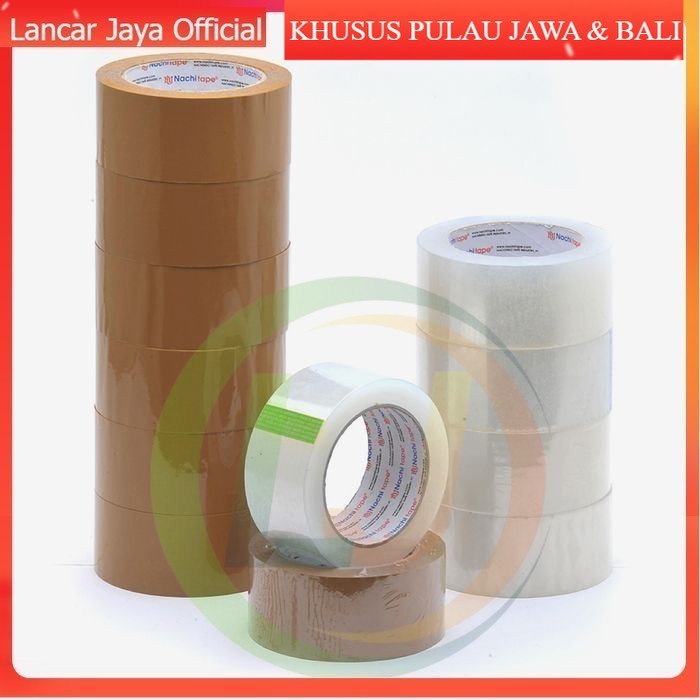 

[ECER] LAKBAN OPP NACHI BENING & LAKBAN NACHI COKLAT 48MM X 100 YARD