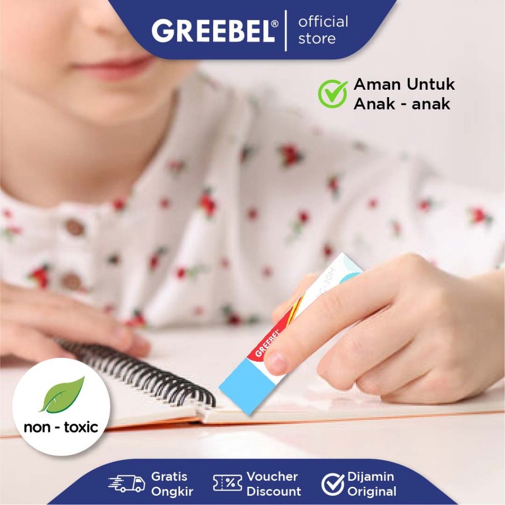 

Penghapus GREEBEL ERASER 1Pcs Warna