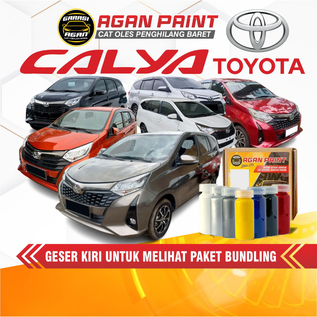 Cat Penghilang Baret CALYA Cat Oles Toyota Calya All Type Cat Original Pabrik