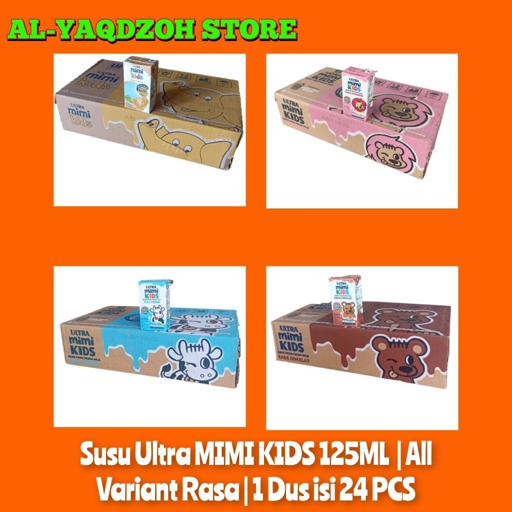 

Ultra Mimi Kids Susu UHT | Netto 125ML | 1 dus isi 40 Pack @125ml | All Variant