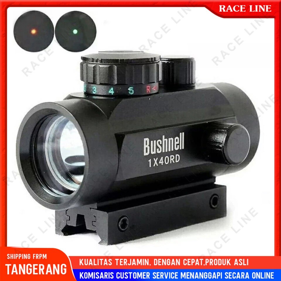 Red Dot 1x40 RD / Red Dot Bushnell Laser / Red Dot Scope 1x40 / Bushnell Teleskop Reddot / Bushnell 